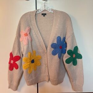 Debut floral chunky sweater | size small/medium